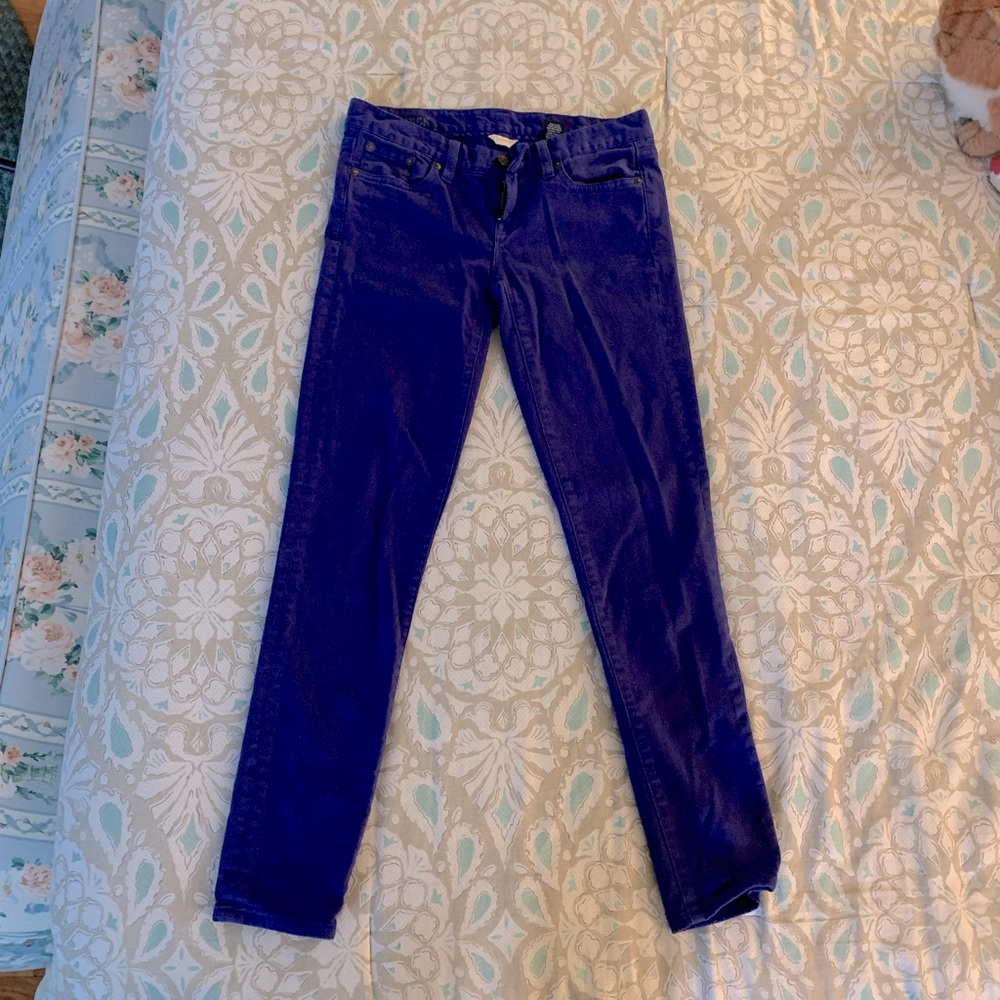J. Crew Toothpick Ankle Jeans